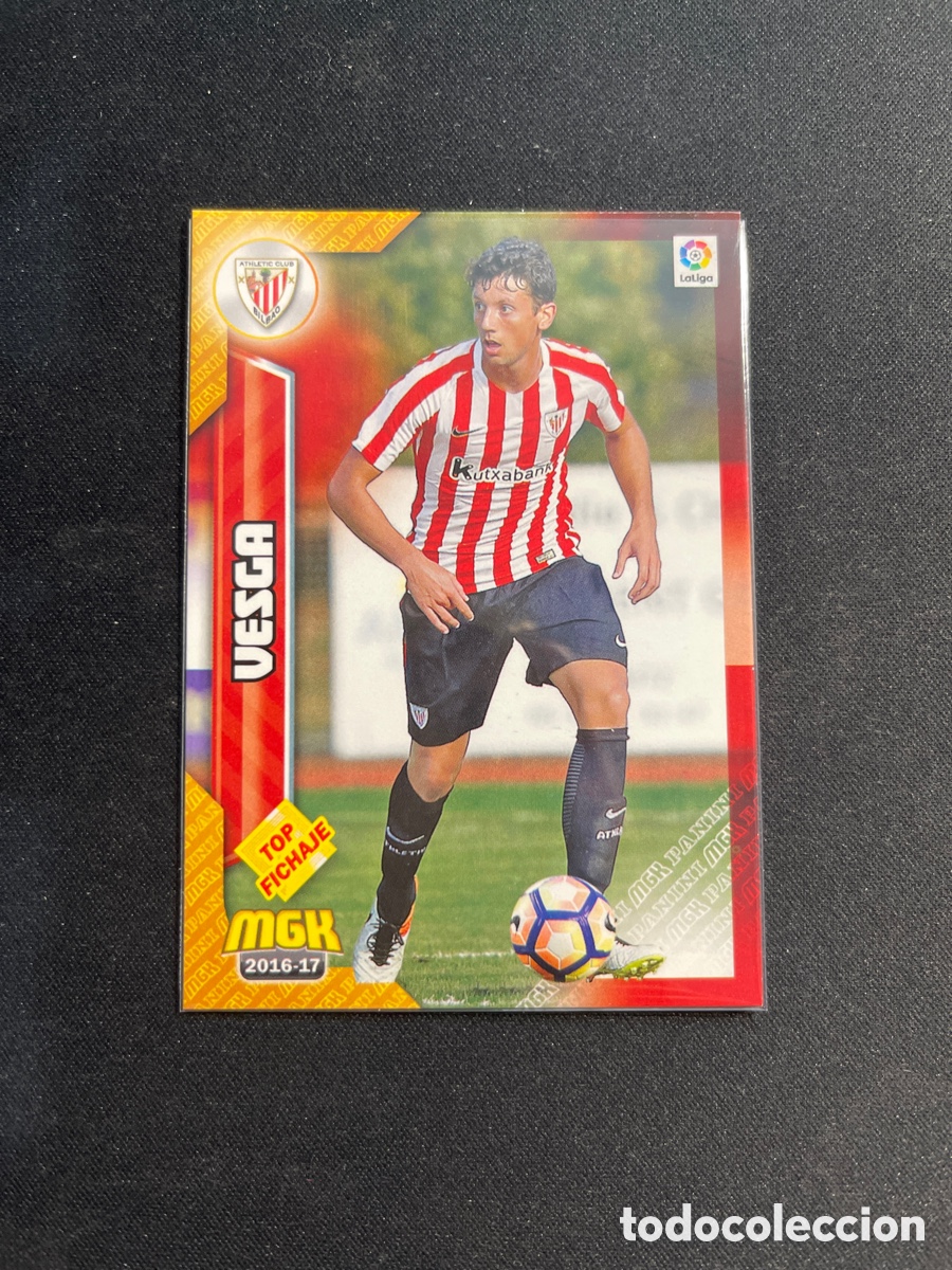 Cromos de Futebol: Vesga 50 Athletic Club de Bilbao Top Fichaje Megacracks 2016 2017 16 17 Panini
