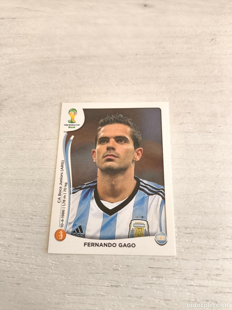 Cromos de F&uacute;tbol: 422 Fernando Gago ARGENTINA PANINI FIFA MUNDIAL WORLD CUP BRASIL 2014 NO LIGA ESTE
