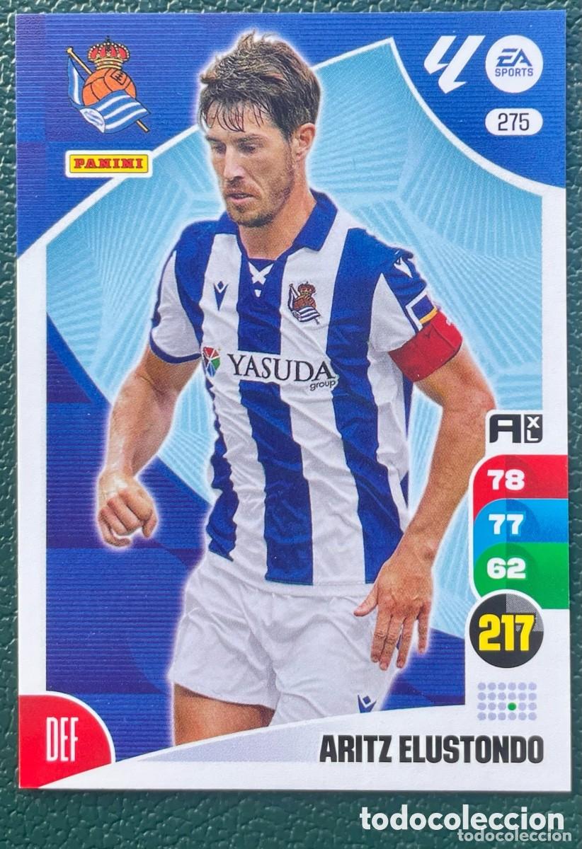 Cartes &agrave; collectionner de Football: 275 ARITZ ELUSTONDO REAL SOCIEDAD FICHAS ALBUM ADRENALYN XL 2024 2025 24 25