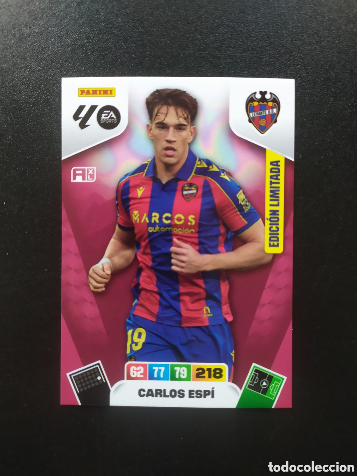 Cartes &agrave; collectionner de Football: Adrenalyn 2025 2026 25 26 panini Carlos Esp&iacute; edici&oacute;n limitada Levante