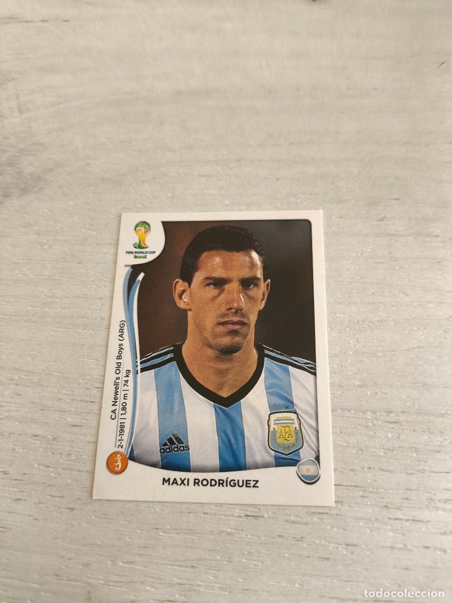 Cromos de F&uacute;tbol: 424 Maxi Rodr&iacute;guez ARGENTINA PANINI FIFA MUNDIAL WORLD CUP BRASIL 2014 NO LIGA ESTE