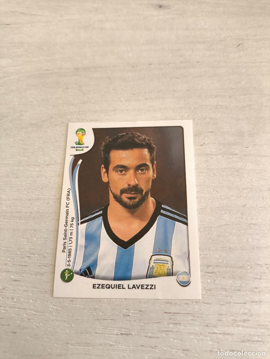 Cromos de F&uacute;tbol: 426 Ezequiel Lavezzi ARGENTINA PANINI FIFA MUNDIAL WORLD CUP BRASIL 2014 NO LIGA ESTE