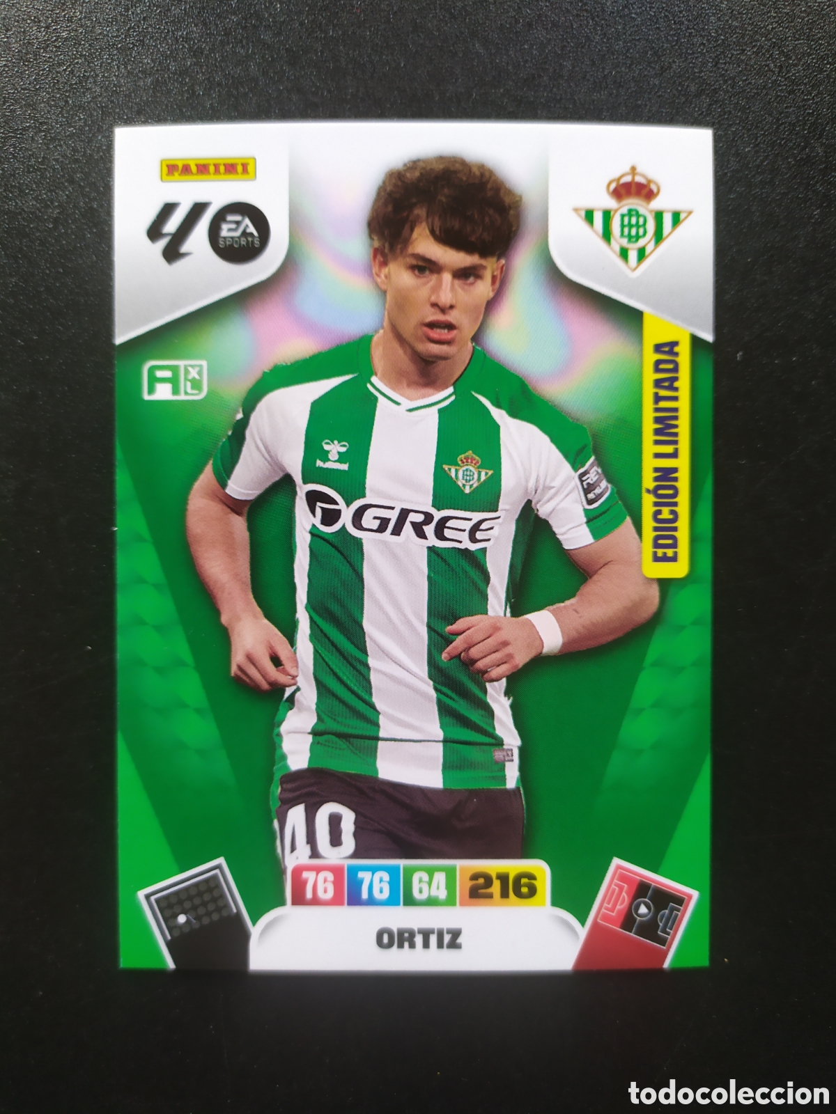 Figurine di Calcio: Adrenalyn 2025 2026 25 26 panini Ortiz edici&oacute;n limitada Real Betis