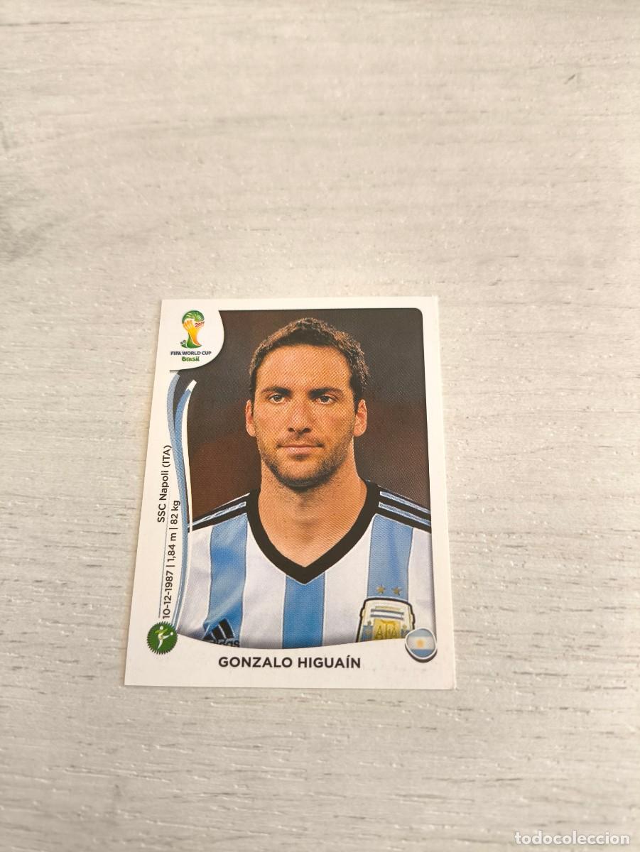 Cartes &agrave; collectionner de Football: 429 Gonzalo Higua&iacute;n ARGENTINA PANINI FIFA MUNDIAL WORLD CUP BRASIL 2014 NO LIGA ESTE
