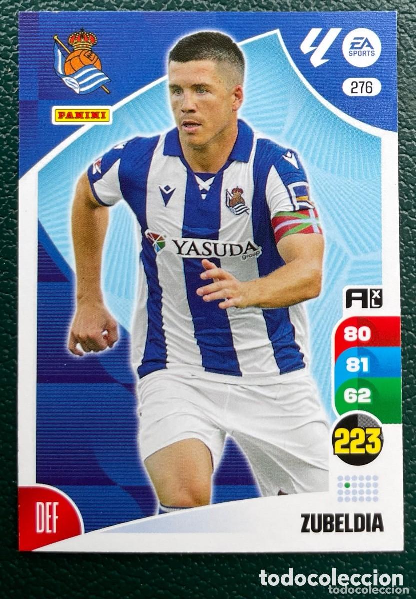 Cartes &agrave; collectionner de Football: 276 ZUBELDIA REAL SOCIEDAD FICHAS ALBUM ADRENALYN XL 2024 2025 24 25