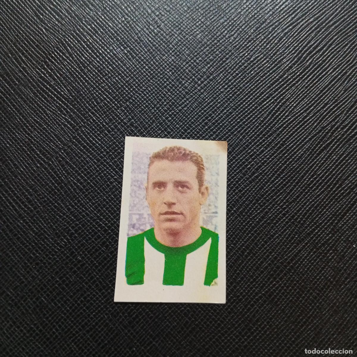 Cartes &agrave; collectionner de Football: 150 BOSCH REAL BETIS RUIZ ROMERO TOKIO OLIMPIADAS EUROCOPA 1964 FUTBOL 64 - SIN PEGAR - A204 PG18