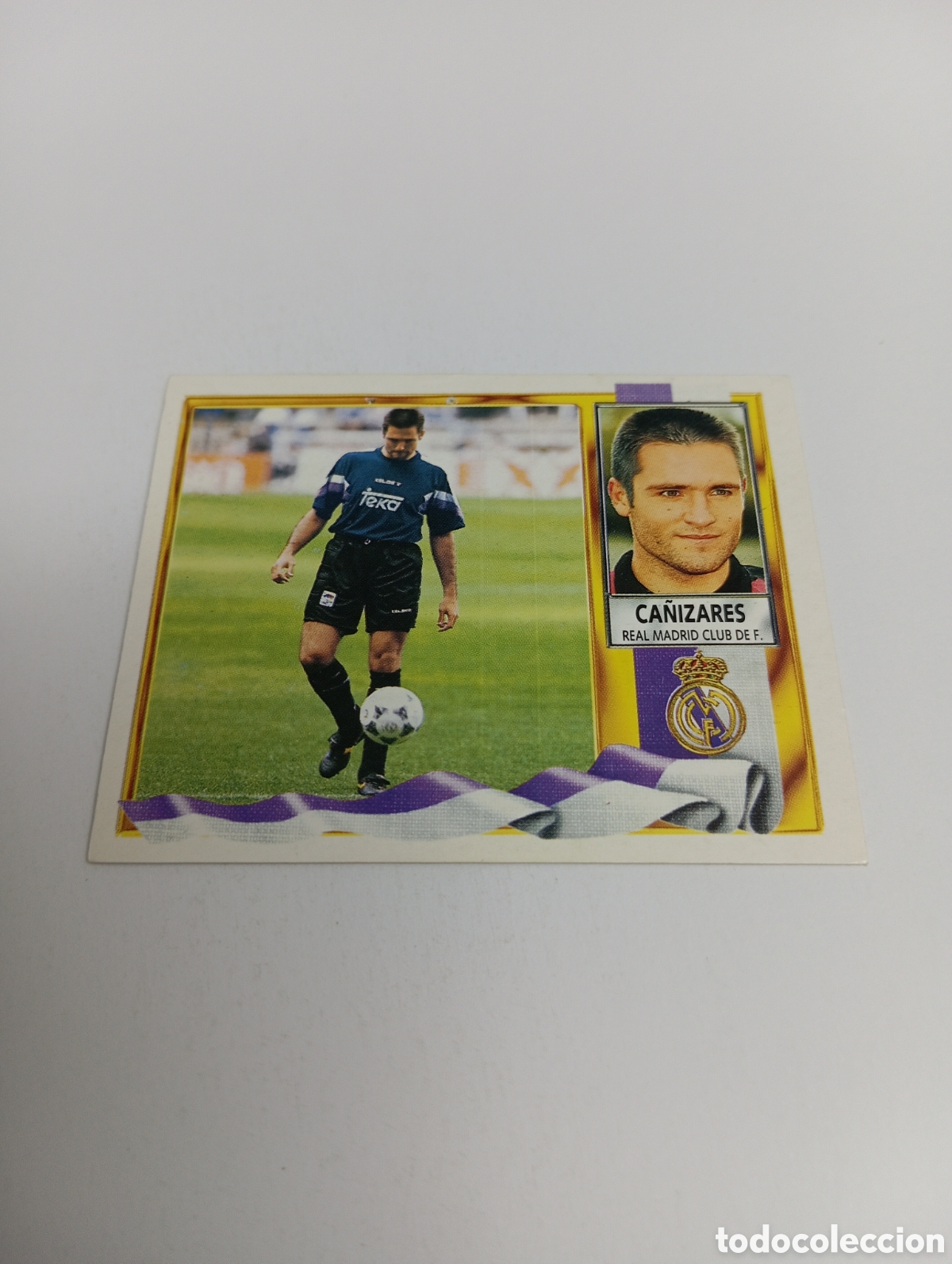 Fu&szlig;ball-Sticker: CA&Ntilde;IZARES Real Madrid Liga Este 1995 1996 NUEVO SIN PEGAR PANINI 95 96