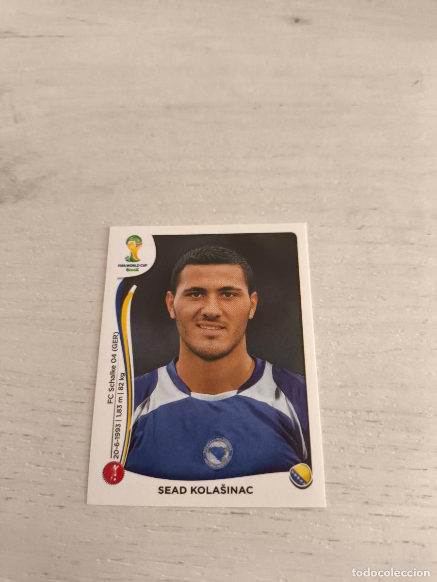 Fu&szlig;ball-Sticker: 438 Sead Kola&scaron;inac BOSNIA PANINI FIFA MUNDIAL WORLD CUP BRASIL 2014 NO LIGA ESTE