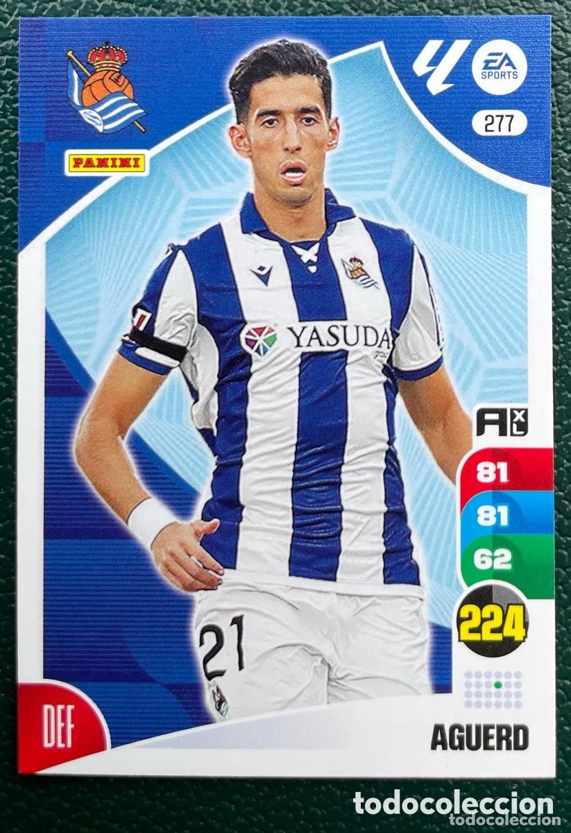 Football Stickers: 277 AGUERD REAL SOCIEDAD FICHAS ALBUM ADRENALYN XL 2024 2025 24 25