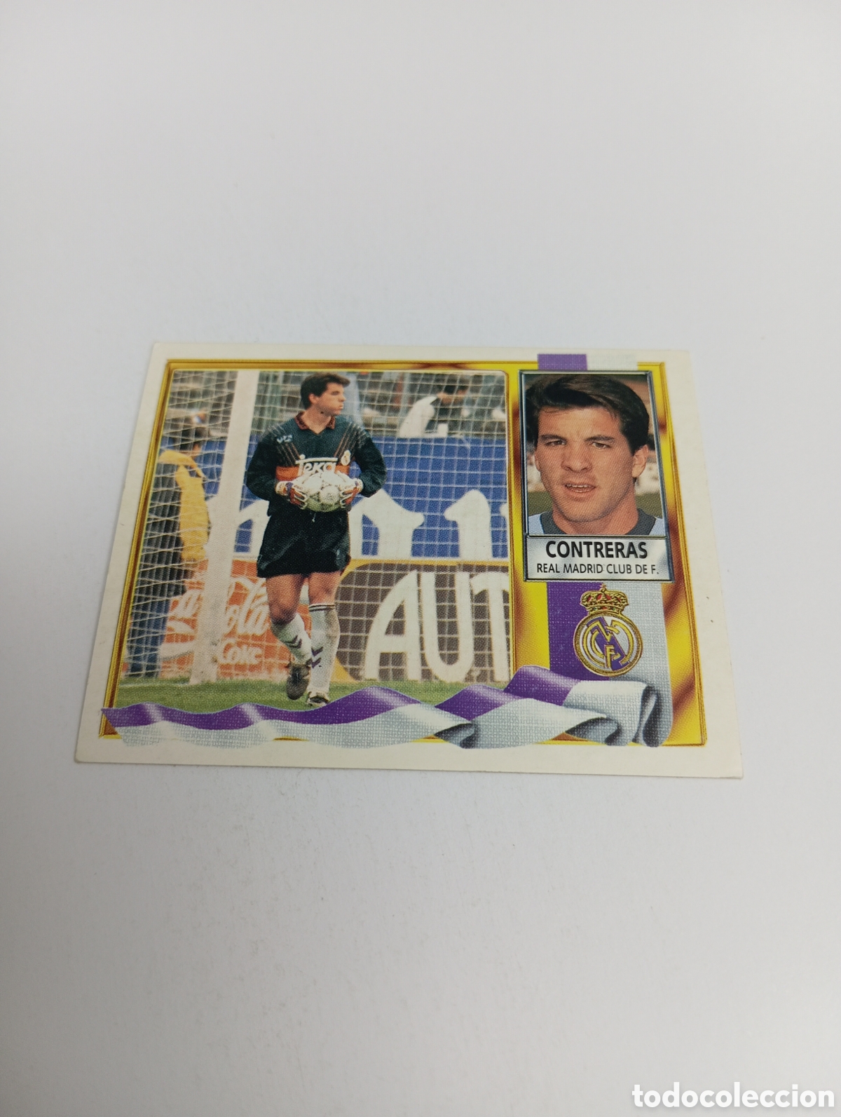 Cromos de F&uacute;tbol: CONTRERAS Real Madrid Liga Este 1995 1996 NUEVO SIN PEGAR PANINI 95 96
