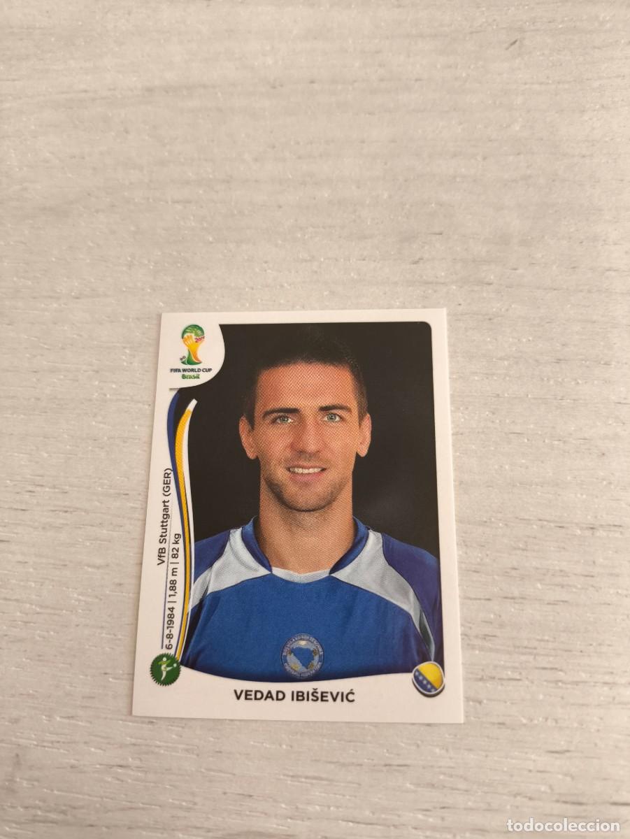 Cromos de F&uacute;tbol: 448 Vedad Ibi&scaron;ević BOSNIA PANINI FIFA MUNDIAL WORLD CUP BRASIL 2014 NO LIGA ESTE
