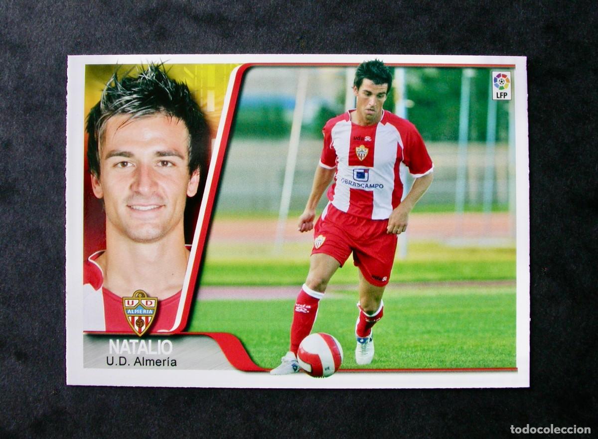 Cromos de F&uacute;tbol: 341 NATALIO / ALMER&Iacute;A / ALTA / EDICIONES ESTADIO 2008 / MUNDICROMO