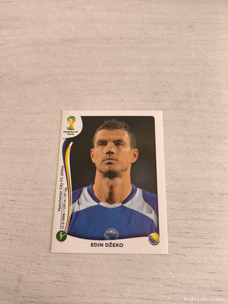 Cromos de F&uacute;tbol: 449 Edin Džeko BOSNIA PANINI FIFA MUNDIAL WORLD CUP BRASIL 2014 NO LIGA ESTE