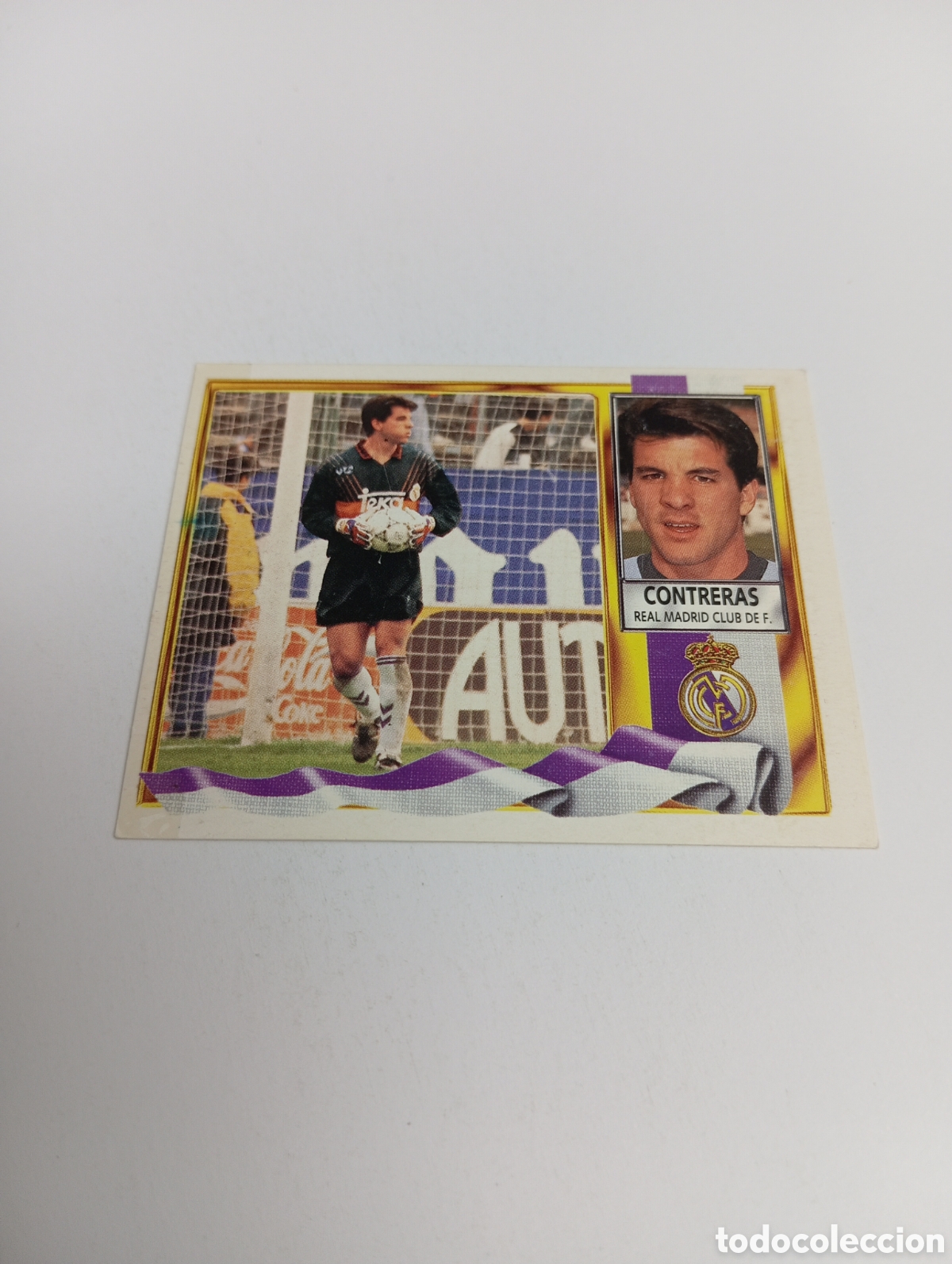 Cromos de F&uacute;tbol: CONTRERAS Real Madrid Liga Este 1995 1996 NUEVO SIN PEGAR PANINI 95 96