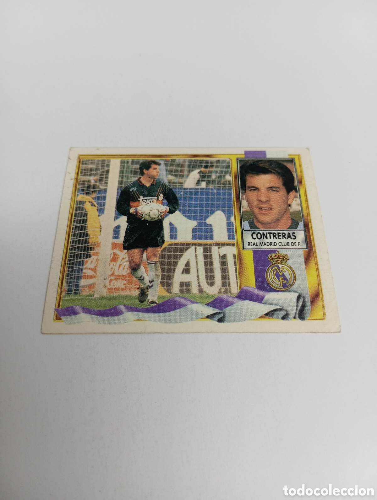 Cromos de F&uacute;tbol: CONTRERAS Real Madrid Liga Este 1995 1996 NUEVO SIN PEGAR PANINI 95 96