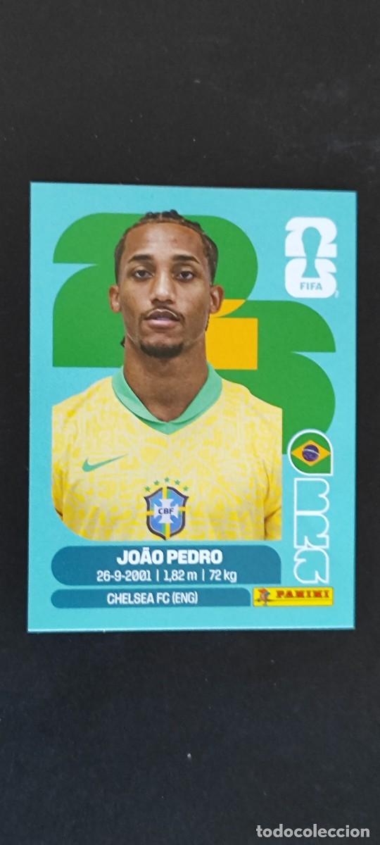 Cromos de F&uacute;tbol: FIFA WORLD CUP 2026 STICKER JOAO PEDRO BRASIL # BRA16 PANINI