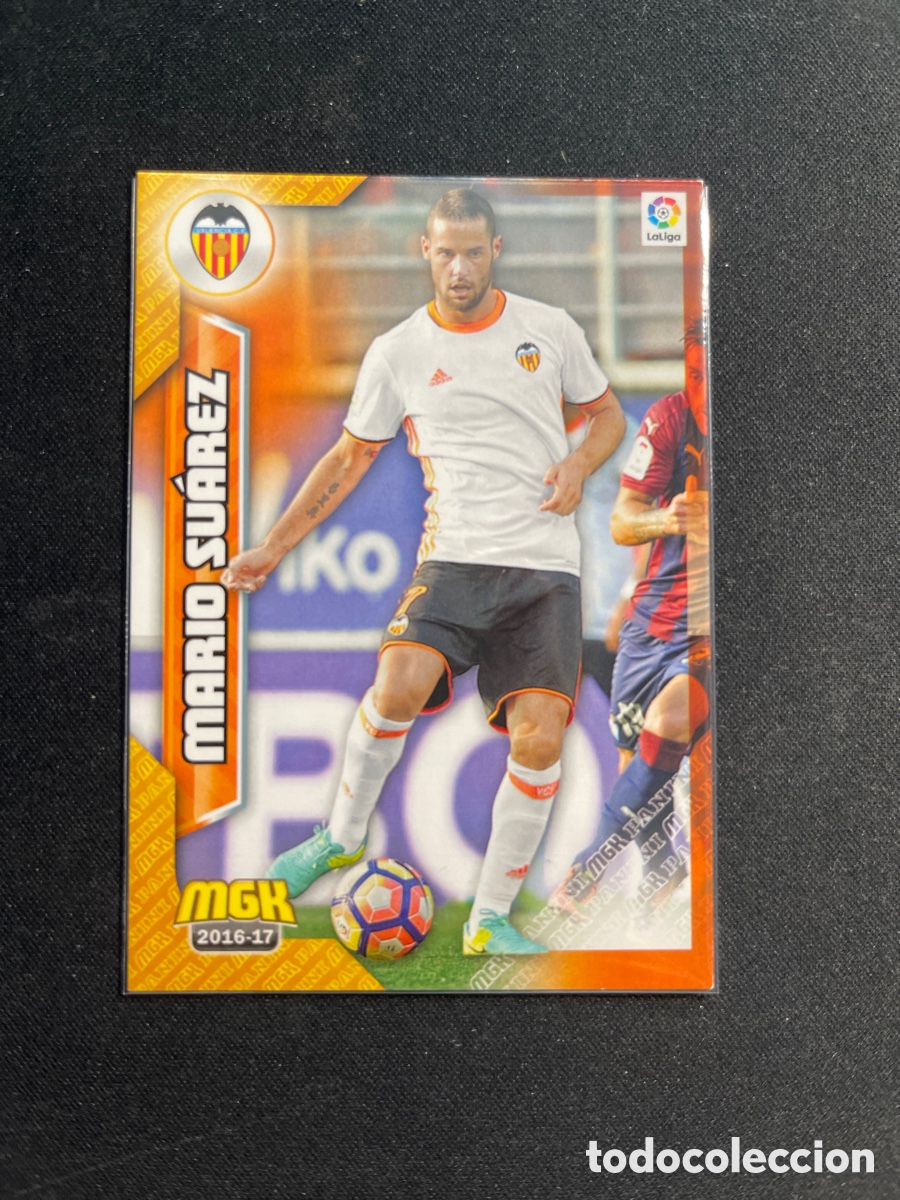 Cromos de F&uacute;tbol: Mario Suarez 502 Valencia Megacracks 2016 2017 16 17 Panini