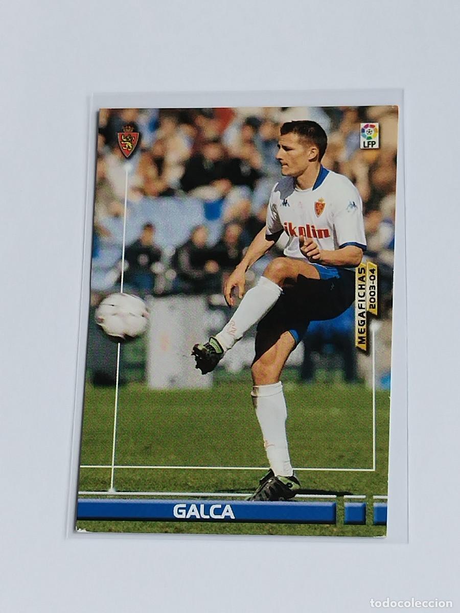 Cromos de F&uacute;tbol: GALCA BAJA #351 REAL ZARAGOZA - PANINI MEGACRACKS LA LIGA 2003 2004 - MEGAFICHAS 03 04 CROMO