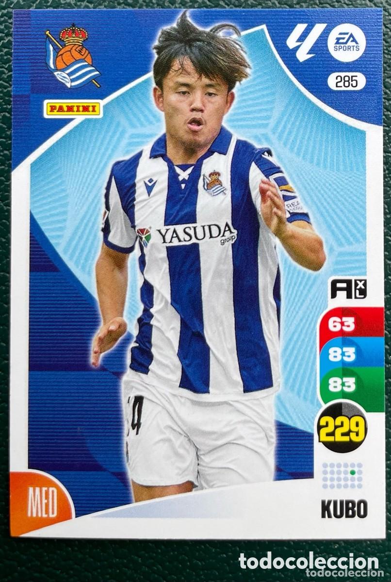 Cromos de F&uacute;tbol: 285 KUBO REAL SOCIEDAD FICHAS ALBUM ADRENALYN XL 2024 2025 24 25