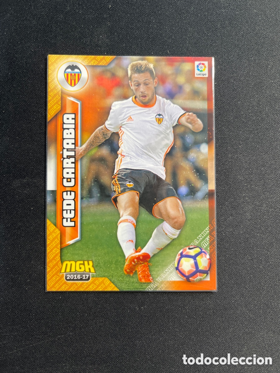 Cartes &agrave; collectionner de Football: Fede Cartabia 504 Valencia Megacracks 2016 2017 16 17 Panini