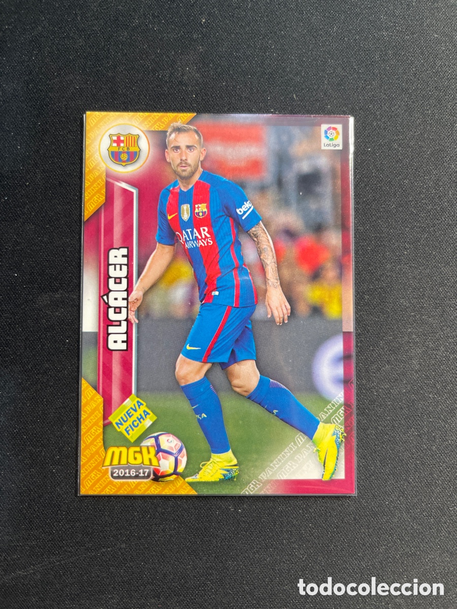 Figurine di Calcio: Alcacer 99 Bis Barcelona Nueva Ficha Megacracks 2016 2017 16 17 Panini