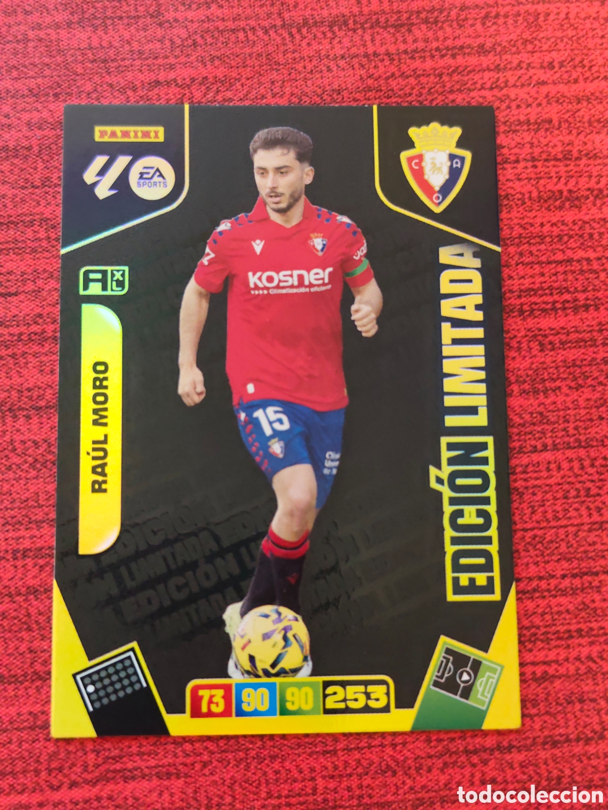 Cromos de F&uacute;tbol: EDICI&Oacute;N LIMITADA RA&Uacute;L MORO OSASUNA ADRENALYN XL 25 26