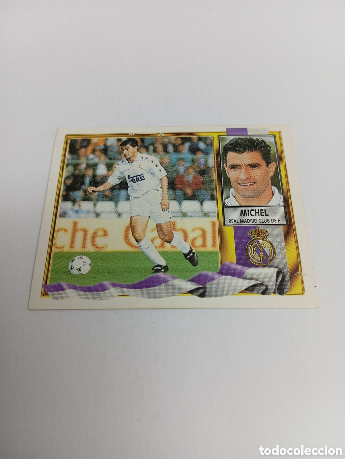 Cromos de F&uacute;tbol: MICHEL Real Madrid Liga Este 1995 1996 NUEVO SIN PEGAR PANINI 95 96