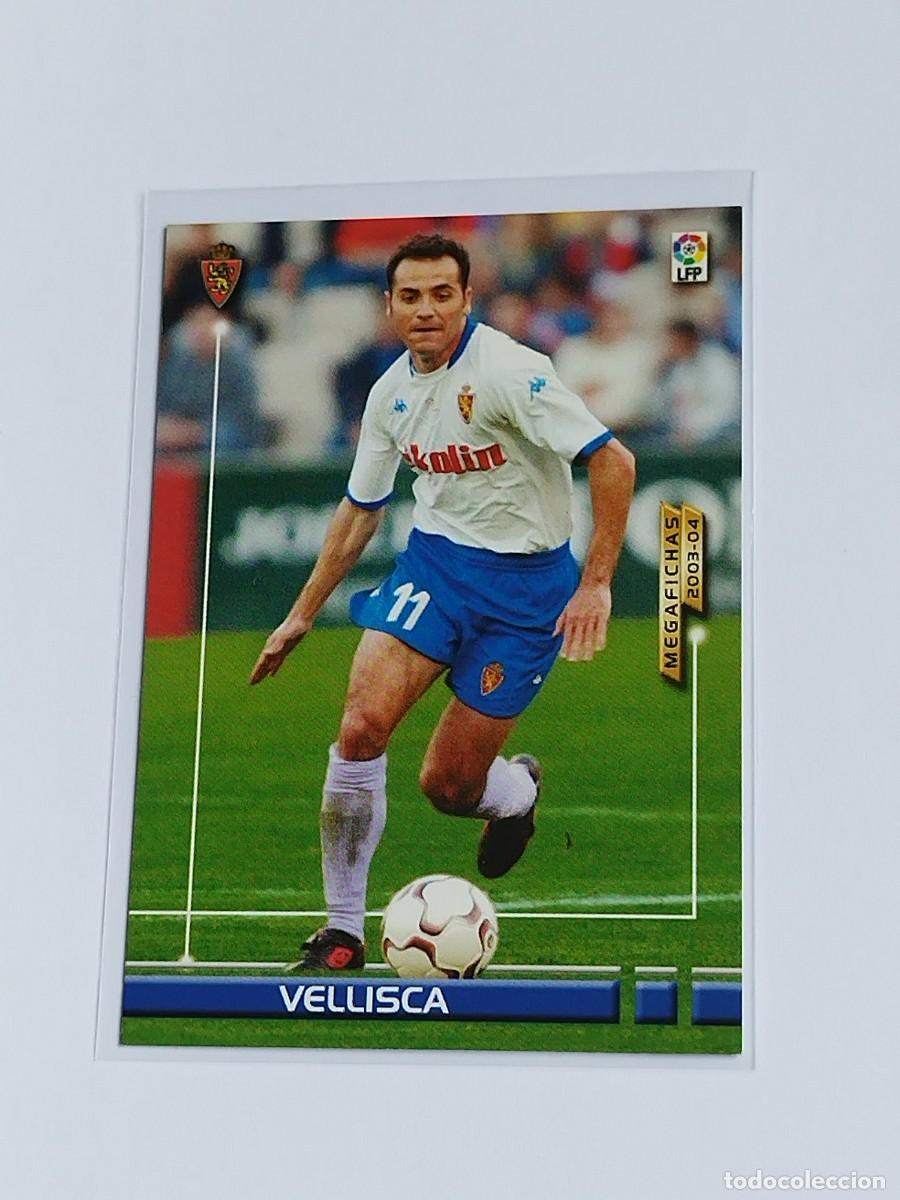 Cromos de F&uacute;tbol: VELLISCA #354 REAL ZARAGOZA - PANINI MEGACRACKS LA LIGA 2003 2004 - MEGAFICHAS 03 04 CROMO