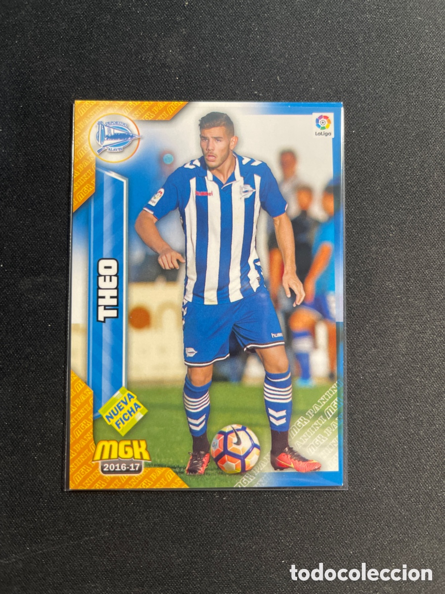 Cromos de F&uacute;tbol: Theo 9 Bis Alaves Nueva Ficha Megacracks 2016 2017 16 17 Panini