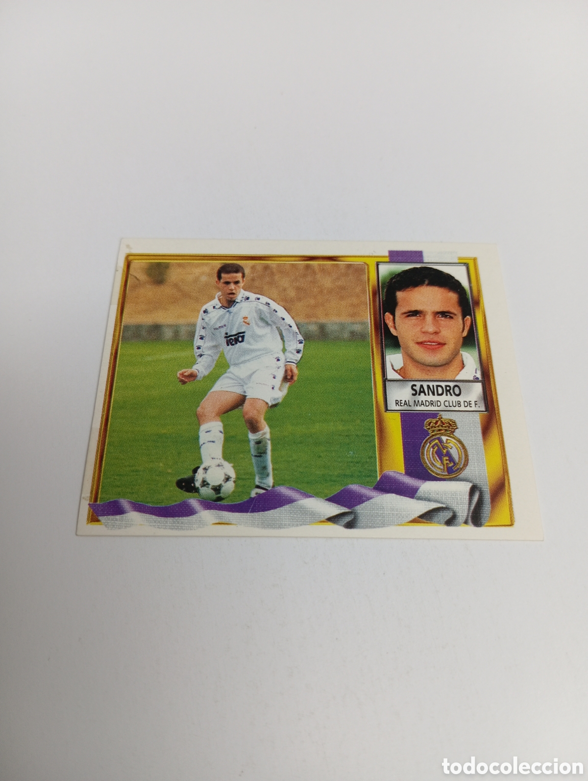 Cromos de F&uacute;tbol: SANDRO Real Madrid Liga Este 1995 1996 NUEVO SIN PEGAR PANINI 95 96