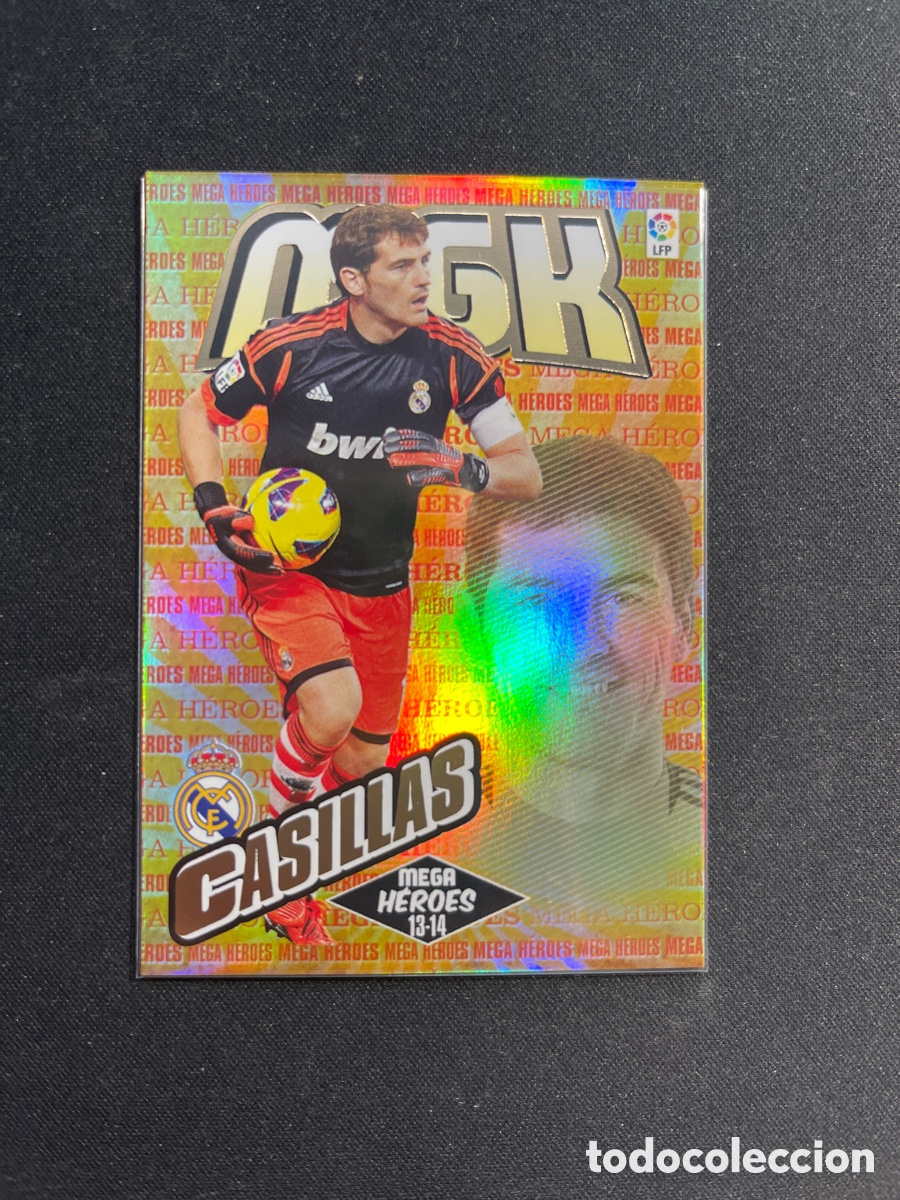 Cromos de F&uacute;tbol: Casillas 363 Real Madrid Mega Heroes Megacracks 2013 2014 13 14 Panini