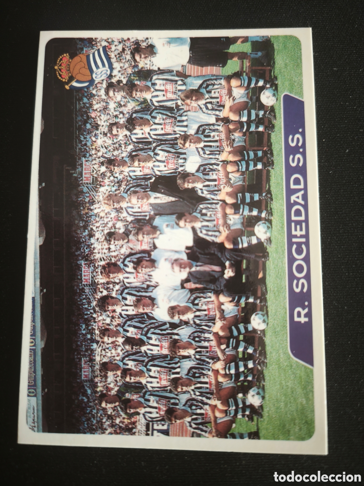Cromos de F&uacute;tbol: 181 Plantilla Real Sociedad LAS FICHAS DE LA LIGA MUNDICROMO 1995 1996 95 96