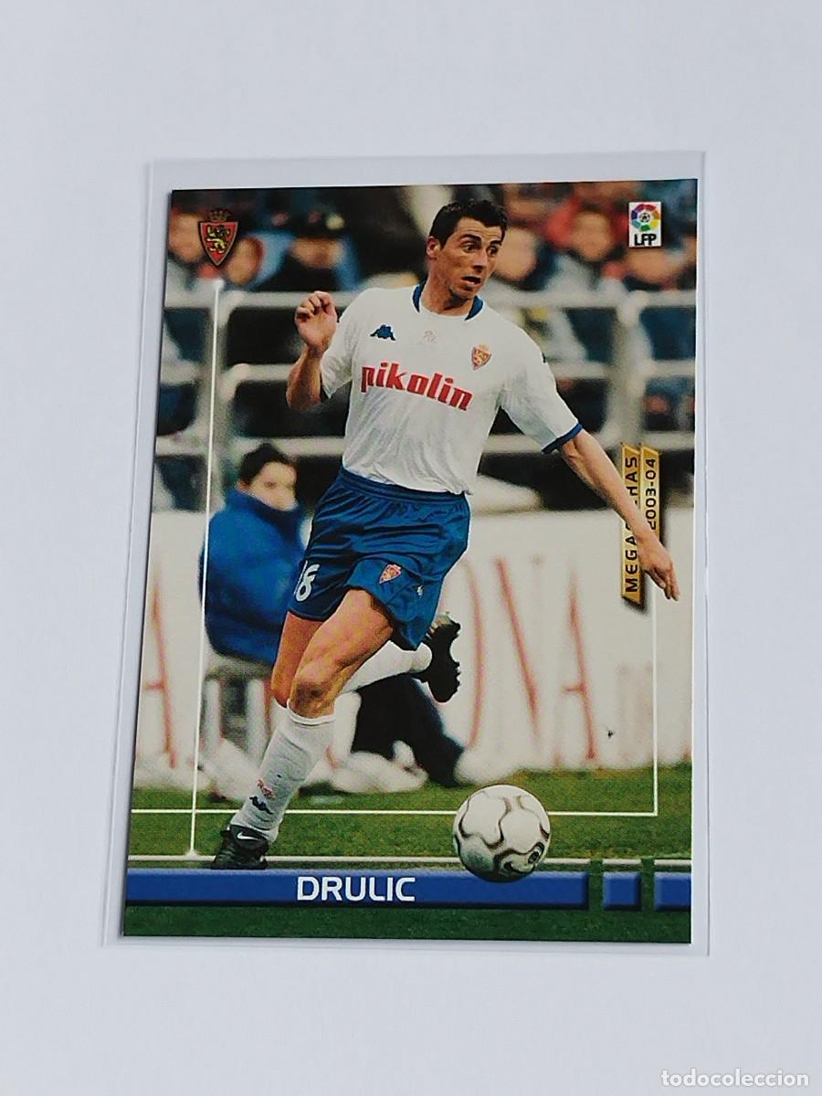 Cromos de F&uacute;tbol: DRULIC #358 REAL ZARAGOZA - PANINI MEGACRACKS LA LIGA 2003 2004 - MEGAFICHAS 03 04 CROMO