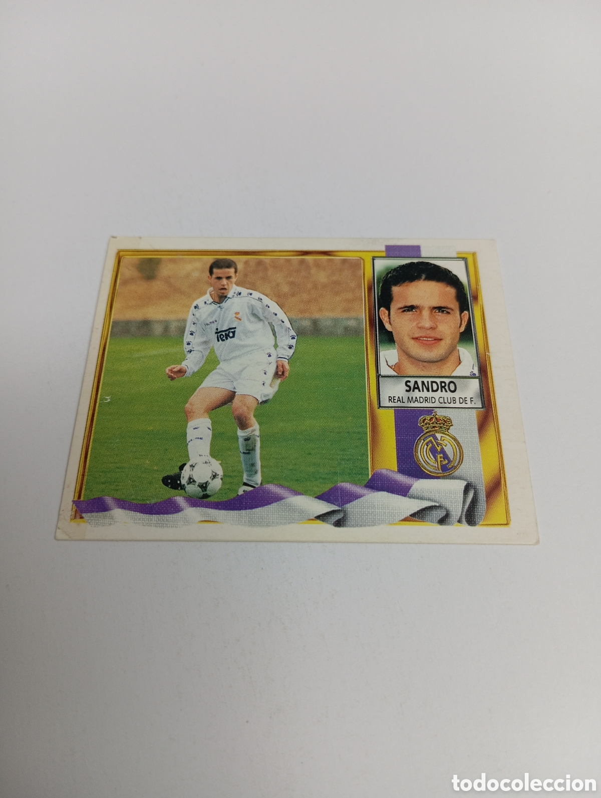 Cromos de F&uacute;tbol: SANDRO Real Madrid Liga Este 1995 1996 NUEVO SIN PEGAR PANINI 95 96