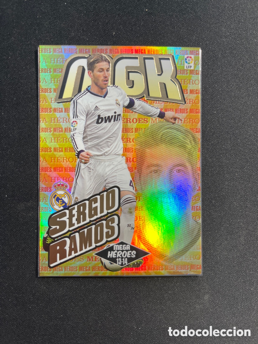Cromos de F&uacute;tbol: Sergio Ramos 366 Real Madrid Mega Heroes Megacracks 2013 2014 13 14 Panini