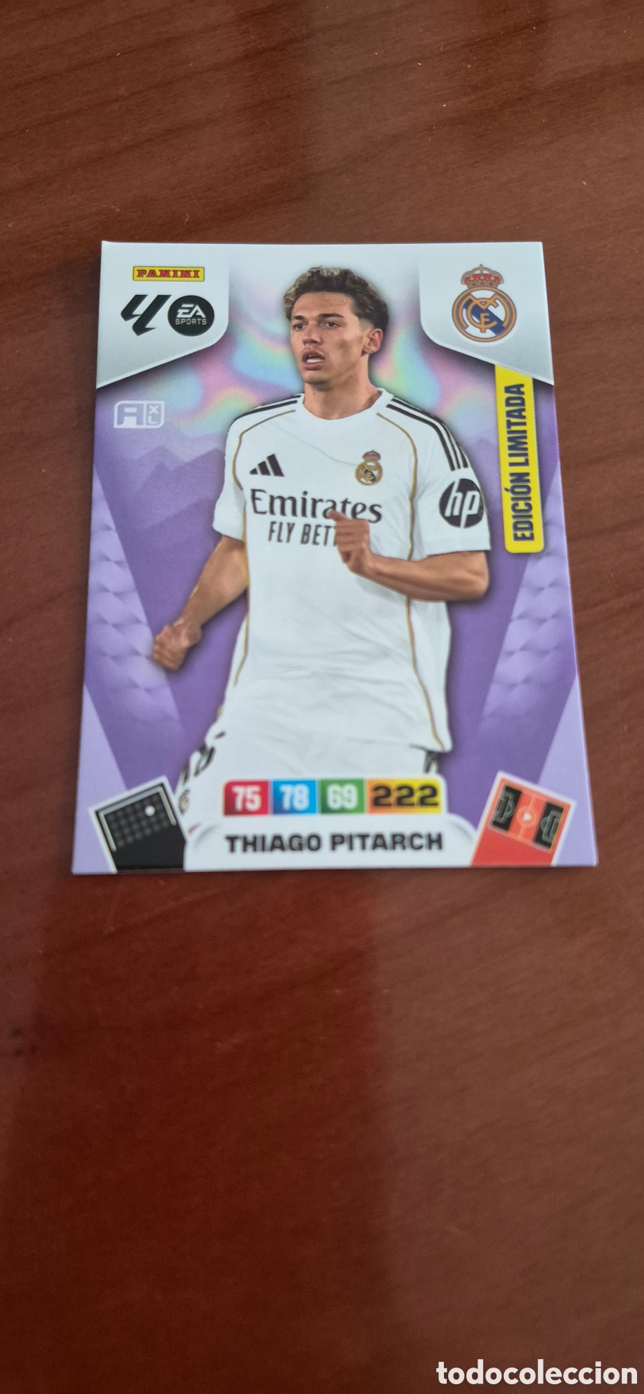 Cromos de F&uacute;tbol: CROMO THIAGO PITARCH R.MADRID