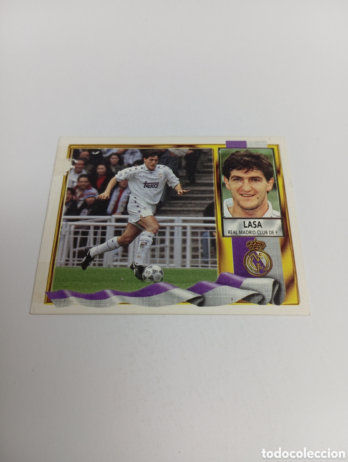 Cromos de F&uacute;tbol: LASA Real Madrid Liga Este 1995 1996 NUEVO SIN PEGAR PANINI 95 96