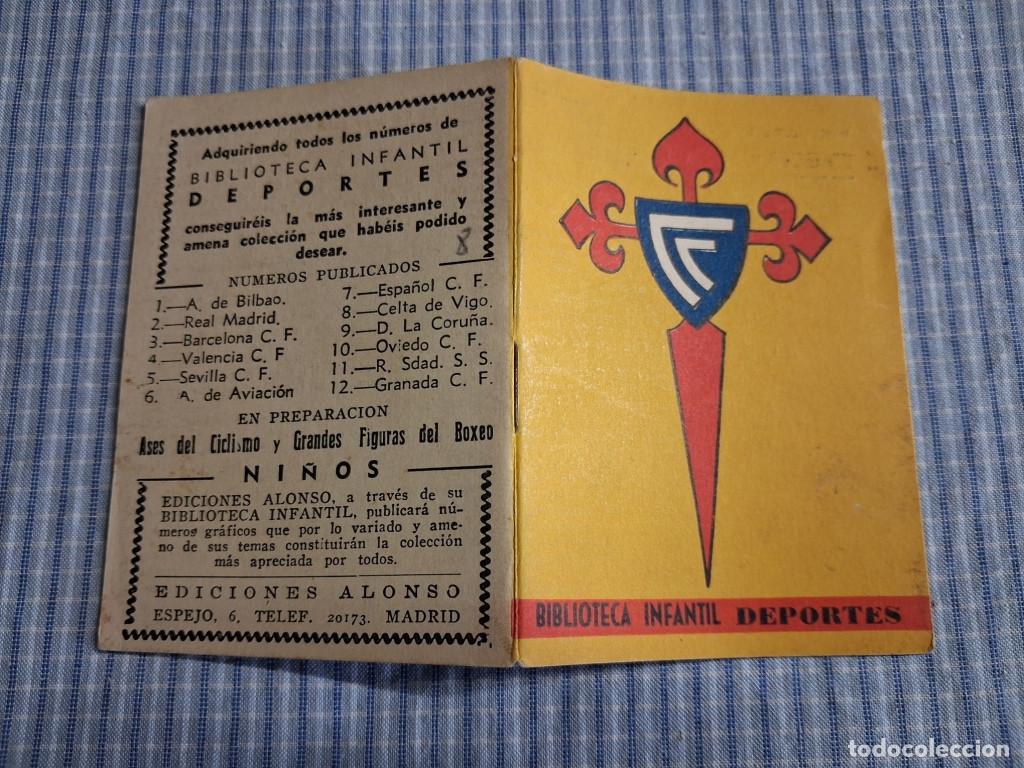 Cromos de F&uacute;tbol: Biblioteca Infantil. Celta de Vigo. A&ntilde;o 1943. Ediciones Alonso.