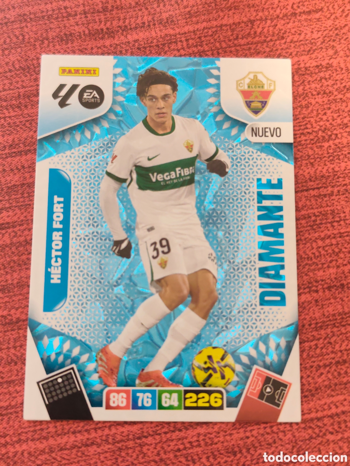 Cromos de F&uacute;tbol: NUEVO DIAMANTE H&Eacute;CTOR FORT ELCHE ADRENALYN XL 25 26