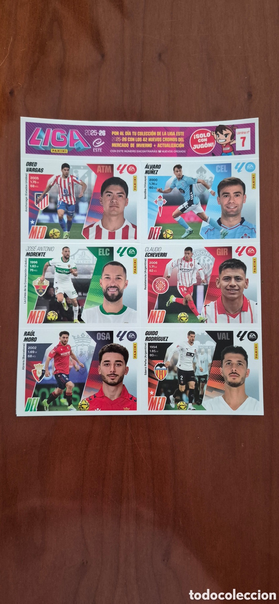 Cromos de F&uacute;tbol: CROMOS T.25 26 MERCADO INVIERNO