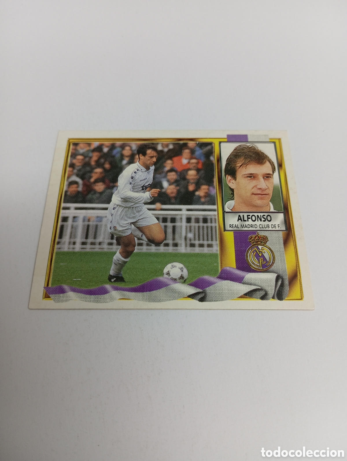 Cromos de F&uacute;tbol: ALFONSO BAJA Real Madrid Liga Este 1995 1996 NUEVO SIN PEGAR PANINI 95 96