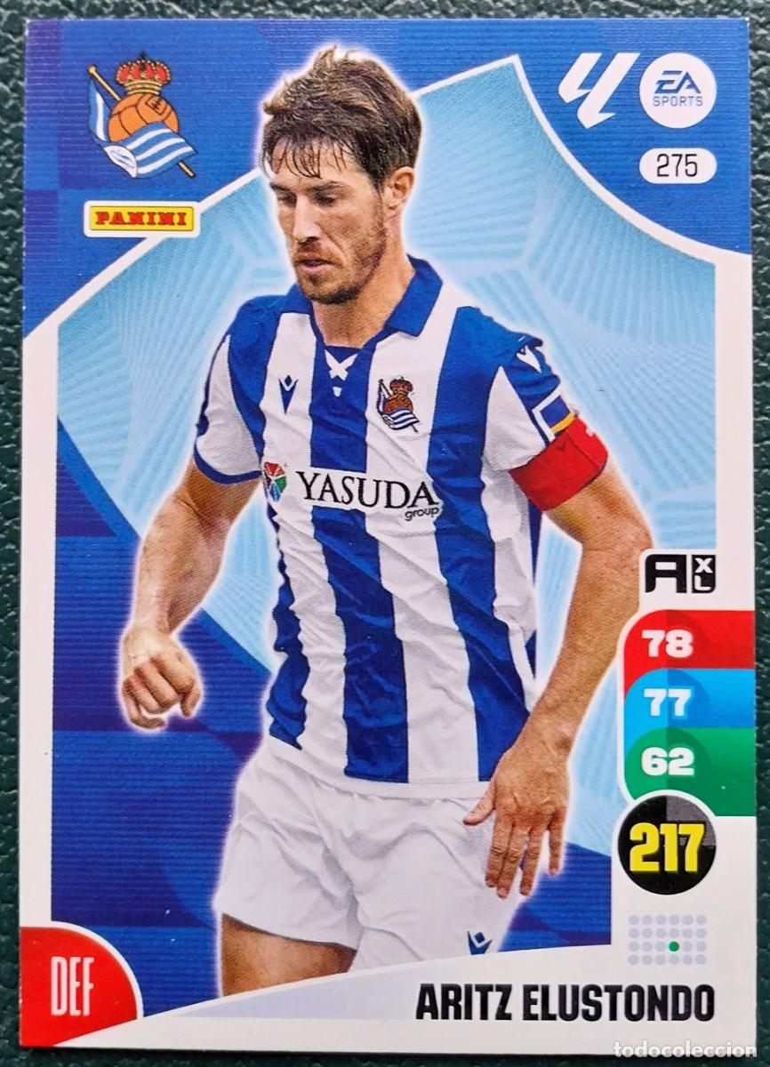 Cartes &agrave; collectionner de Football: 275 ARITZ ELUSTONDO REAL SOCIEDAD FICHAS ALBUM ADRENALYN XL 2024 2025 24 25