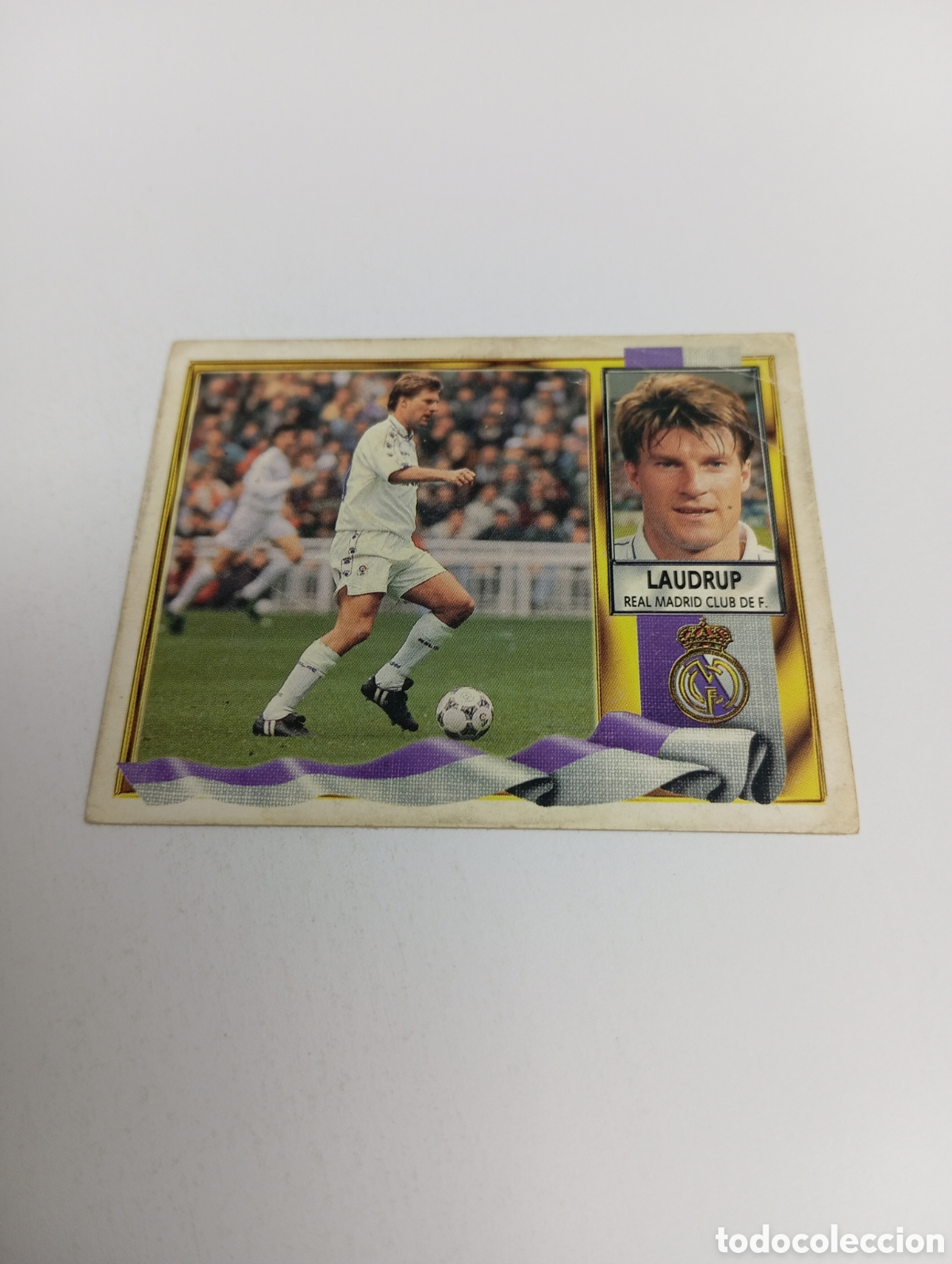 Cromos de F&uacute;tbol: LAUDRUP Real Madrid Liga Este 1995 1996 NUEVO SIN PEGAR PANINI 95 96