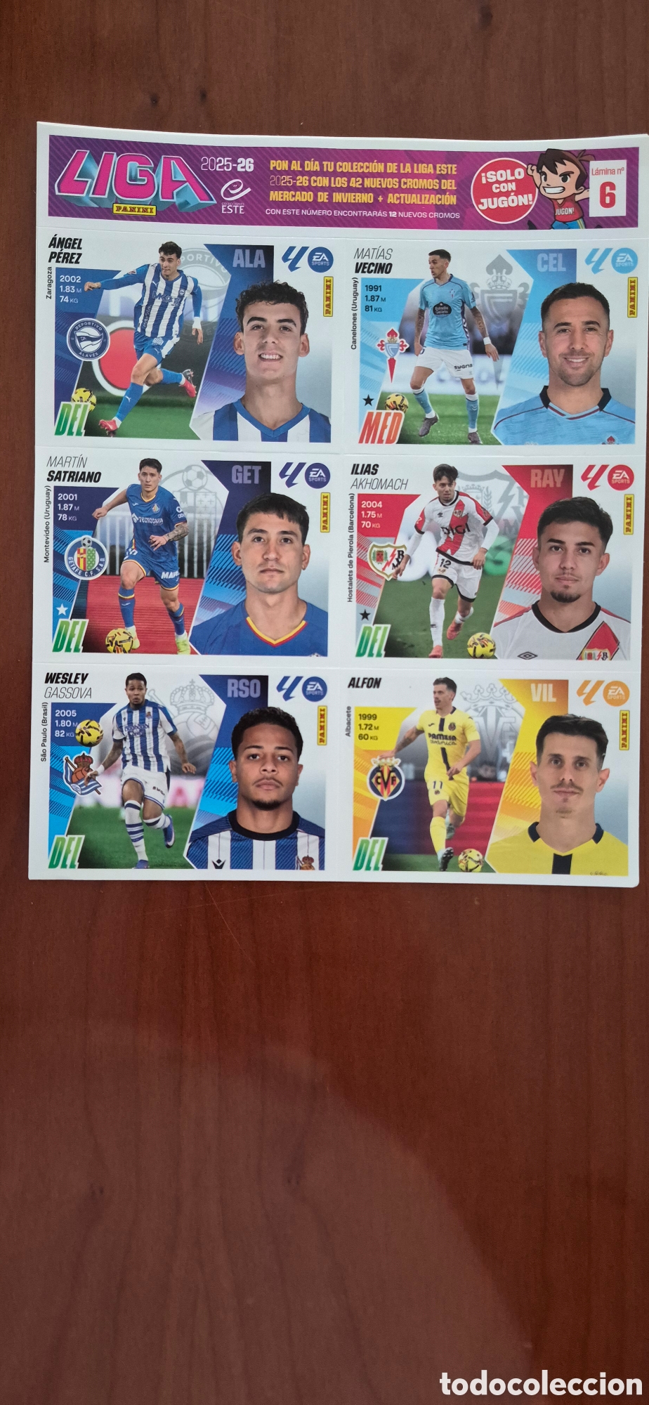 Cromos de F&uacute;tbol: CROMOS T.25 26 MERCADO INVIERNO