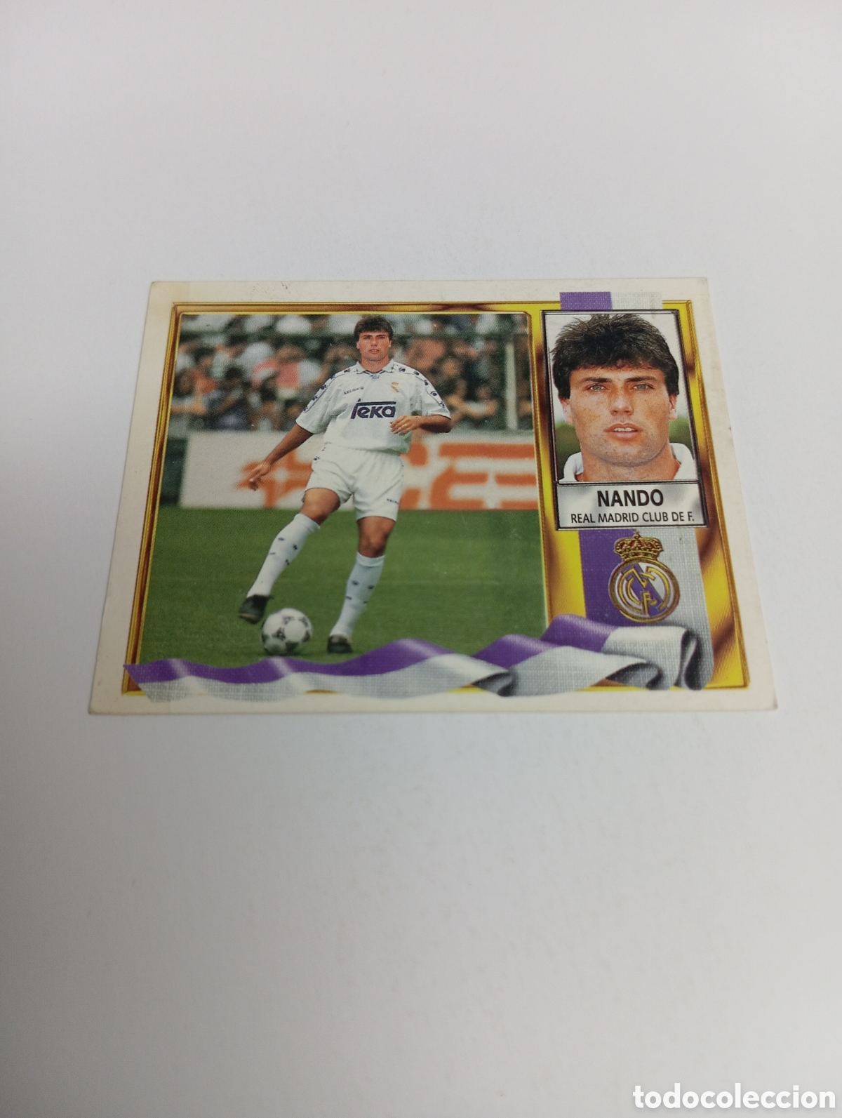 Fu&szlig;ball-Sticker: NANDO COLOCA Real Madrid Liga Este 1995 1996 NUEVO SIN PEGAR PANINI 95 96