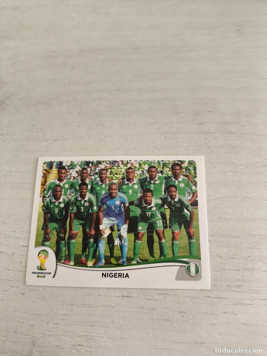 Fu&szlig;ball-Sticker: 470 EQUIPO TEAM NIGERIA PANINI FIFA MUNDIAL WORLD CUP BRASIL 2014 NO LIGA ESTE