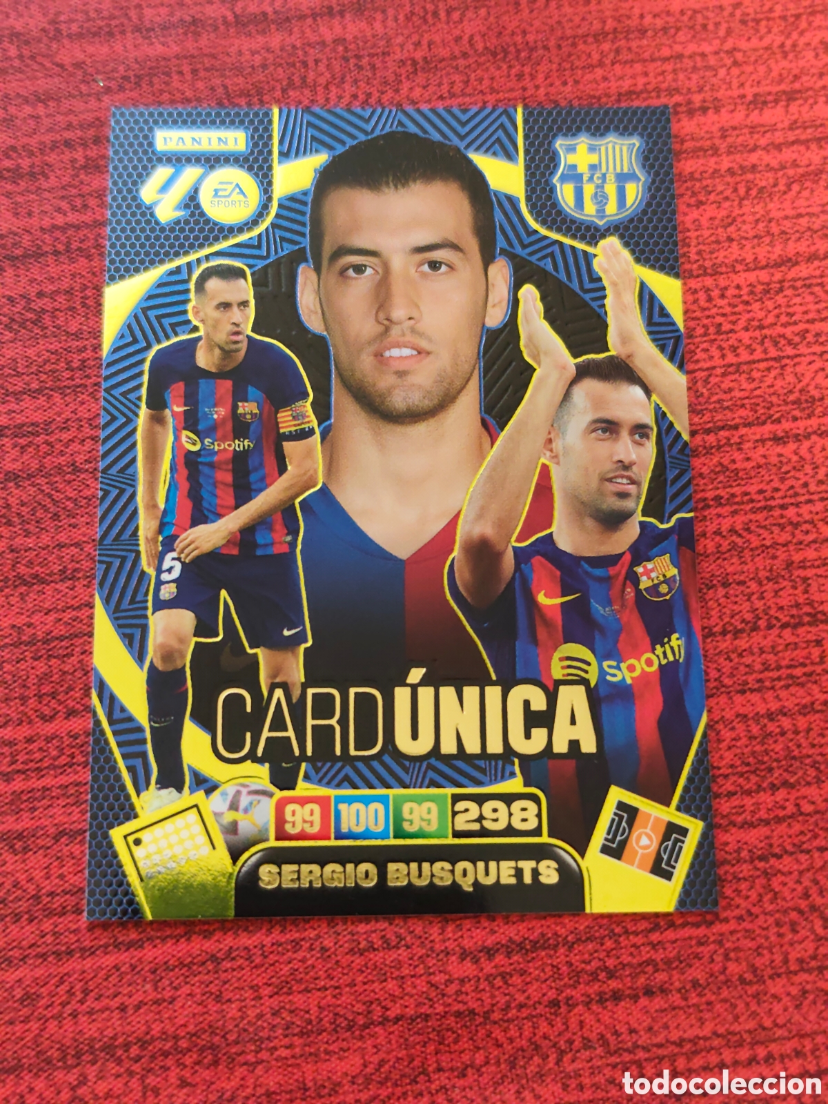 Cromos de F&uacute;tbol: CARD UNICA SERGIO BUSQUETS FC BARCELONA ADRENALYN XL 25 26