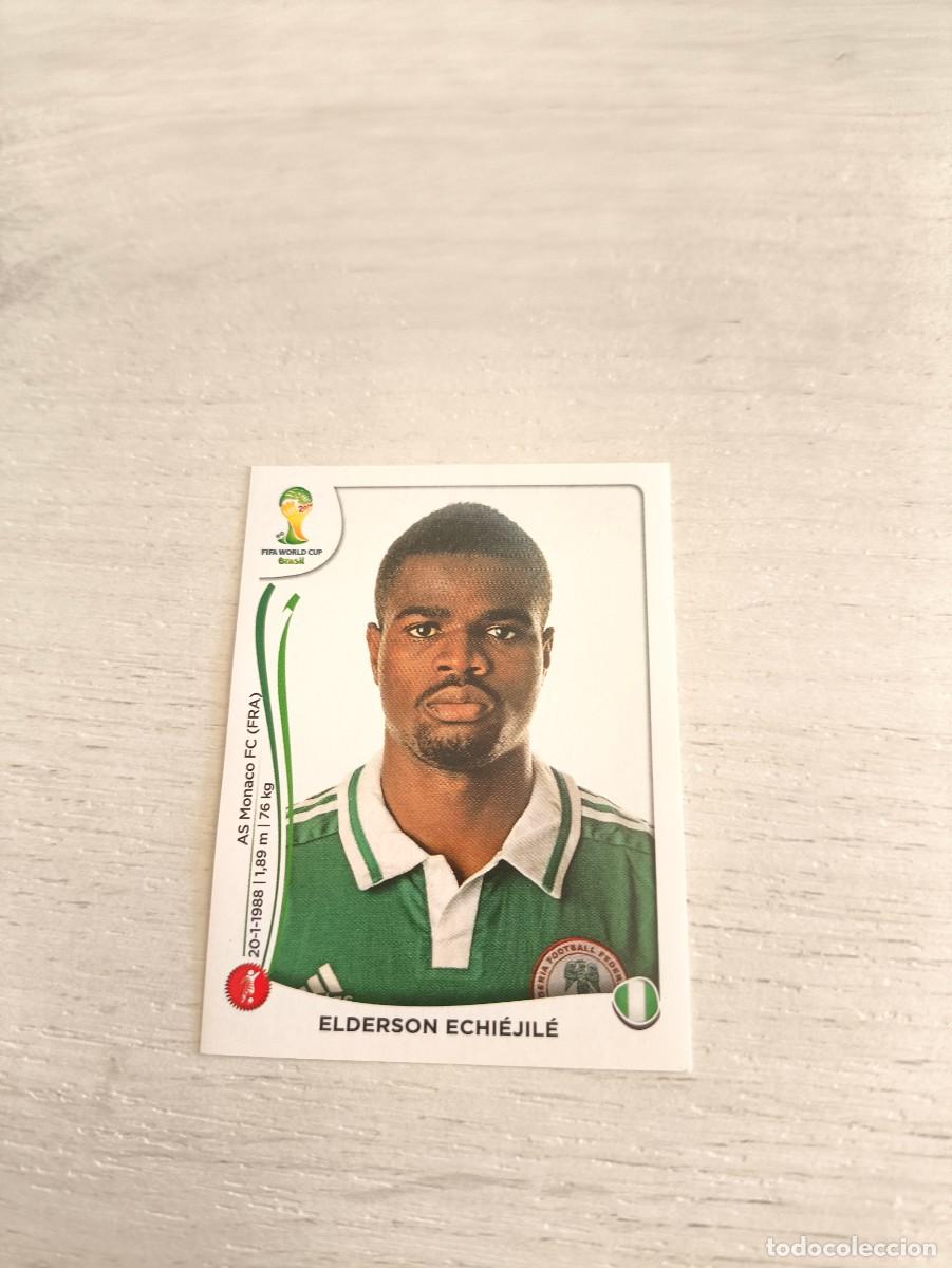 Cromos de Futebol: 475 Elderson Echiejile NIGERIA PANINI FIFA MUNDIAL WORLD CUP BRASIL 2014 NO LIGA ESTE
