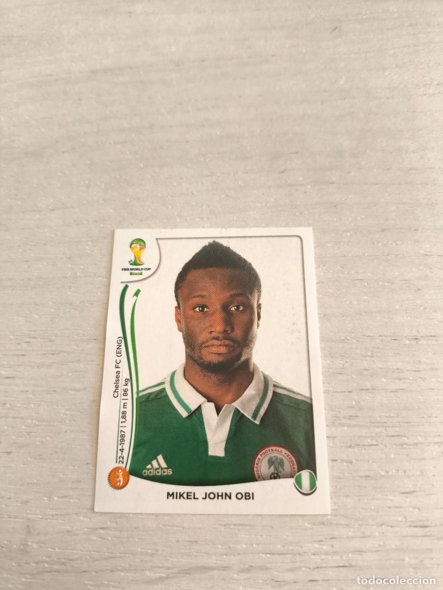 Cromos de F&uacute;tbol: 479 John Obi Mikel NIGERIA PANINI FIFA MUNDIAL WORLD CUP BRASIL 2014 NO LIGA ESTE