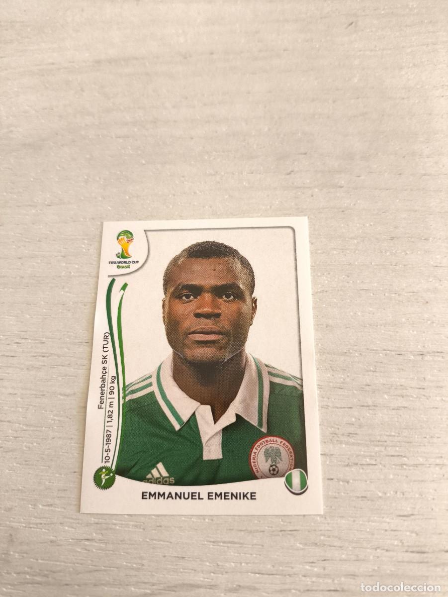 Cromos de F&uacute;tbol: 487 Emmanuel Emenike NIGERIA PANINI FIFA MUNDIAL WORLD CUP BRASIL 2014 NO LIGA ESTE
